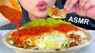 ASMR CHIPOTLE BURRITO BOWL WAS PACKED Mukbang [upl. by Leva]