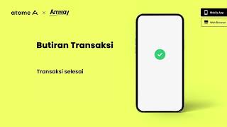 Amway Malaysia BNPL with Atome User Guide BM [upl. by Rettke18]