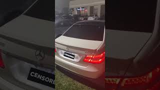 Mercedes E350 with full exhaust system automobile views travel explore [upl. by Aldwon]