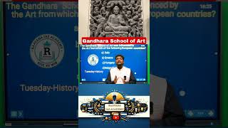 Which Country Influenced the Gandhara School of Art tnpsc short upsc ssccgl [upl. by Ronel]