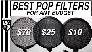 BEST MICROPHONE POP FILTER for RECORDING VOICE [upl. by Rainie586]