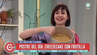 CHEESECAKE CLÁSICO CON FRUTILLAS [upl. by Christi]