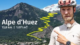 Härtester Anstieg  Tour de France Selbstversuch Alpe d’Huez 2024 [upl. by Lynelle]