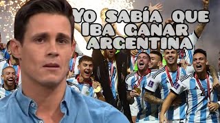 Reacción de Edu Aguirre tras ganar el mundial Argentina primeras palabras en el chiringuito [upl. by Nyret827]