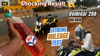 Dominar 250 1 Litre Mileage Test  Shocking Result 😱  Extreme Traffic  2024 E20 [upl. by Kohler81]