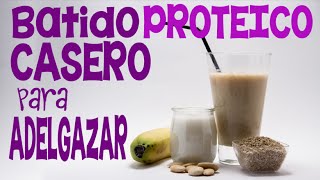 Batido casero de proteínas de menos de 200 calorías para sustituir tus comidas de dieta [upl. by Rodge]