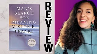 Mans Search for Meaning Book Review  Thoughts amp Who Should Read This 🎯 [upl. by Erasaec]