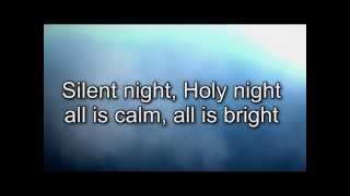 Silent Night  with lyrics  by Josh Groban [upl. by Ihcehcu]