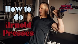 How to do Arnold Presses ReDo [upl. by Mehelhteb]