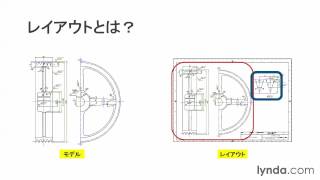 Autodesk AutoCAD基本講座 レイアウトとは？  lyndacom 日本版 [upl. by Pedro]