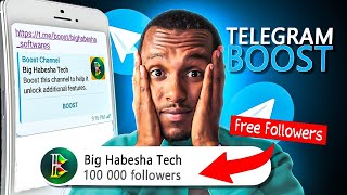 Telegram Boost and telegram Advertisement ማዎቅ ያለባችሁ ወሳኝ ነጥቦች bighabesha1 [upl. by Crowns]