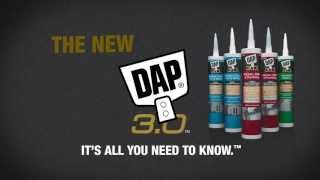 DAP 30 Sealants High Performance Products for Pros and DIYers [upl. by Jaclyn39]