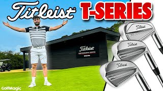 I Got Fitted For The NEW 2023 Titleist TSeries Irons Titleist T100 T150 amp T200 [upl. by Ilrac220]