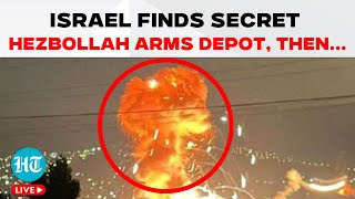 Israel Iran News LIVE  Israel Bombs Secret Hezbollah Arms Depot In Lebanon  Iran Attack TodayWar [upl. by Hendon883]