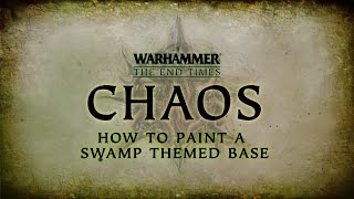 How to Paint Swamp Themed Base [upl. by Norted]