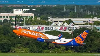 Worlds Quickest 737 Takeoff Sun Country  Spotting Tampa International Airport [upl. by Bogoch]