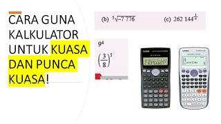 Cara guna kalkulator cari kuasa dan punca kuasa Casio 570ms dan casio 570es matematik spm pt3 [upl. by Aneala]