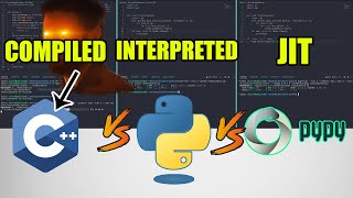 C vs Python vs PyPy yan yana hız karşılaştırması  Sonuçlar Şaşırtıcı [upl. by Gnilrits]