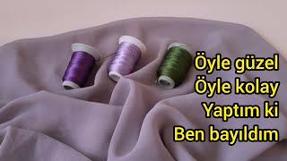 Öyle kolay öyle güzel yaptım ki ben bayıldımiğne oyası [upl. by Wadlinger938]