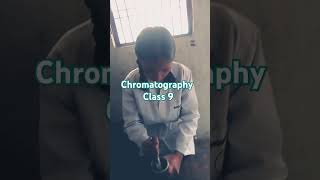 Chromatography class 9 practicalscience motivation bollywood chemistry practical [upl. by Norre]