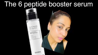 COSRX The 6 Peptide skin booster serum Review koreanskincare glassskin [upl. by Sheeb]