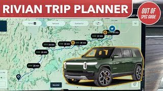 How To Use Rivians Trip Planner With Automatic Charging Stops [upl. by Worl]