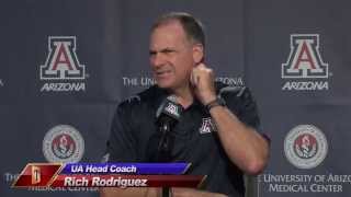 UA football press conference Undefeated Wildcats take on USC [upl. by Nadya989]