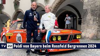 MOTOR TV22 Leopold quotPoldiquot Prinz von Bayern beim Rossfeld Bergrennen 2024 [upl. by Nylauqcaj]