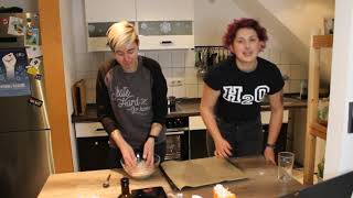 Ruhrpott Vegan Ivy´s amp Shredder´s Kokosmakronen Vegan Veganbaking [upl. by Aiki]