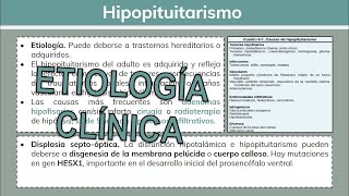 ⚕️🩺 Hipopituitarismo 12  Endocrinología [upl. by Aibat644]