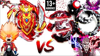 EVIL RIP Dead Phoenix 10Fr vs ChoZ Achilles 00DmAiga vs PhiBeyblade Burst Turbo Z Battle第50話 [upl. by Casandra]