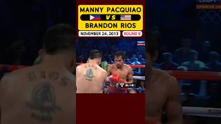 Manny Pacquiao 🇵🇭 VS 🇺🇸 Brandon Rios  November 24 2013  ROUND 9 [upl. by Elahcim236]