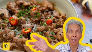 🤤 My dads Steamed Spare Rib recipe 蒸排骨 w black beans [upl. by Lanod]