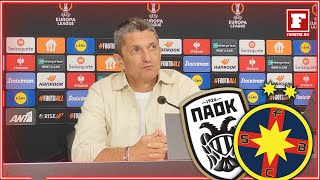 Razvan Lucescu VERDICT CLAR inainte de PAOK  FCSB quotPentru mine FCSB e Steauaquot [upl. by Tik]