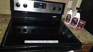 How to clean a glass Cooktop easily [upl. by Alemrac]