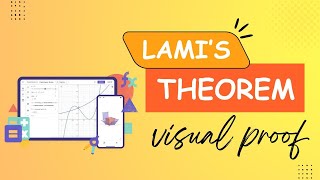 Class 11  Physics  Lamis theorem  GeoGebra ICT Simulations  GeoGebra in physics [upl. by Roobbie]