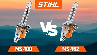 Stihl MS 400 vs Stihl MS 462 The Ultimate Comparison for Arborists and Tree Care Professionals [upl. by Pelletier3]