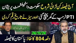 PTI Long March Pakistans Decision  Historical Day in Politics  Imran Riaz Khan VLOG [upl. by Torrance631]