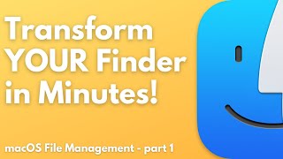 macos File Management Part 01 Finder [upl. by Sands911]