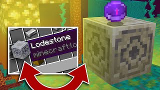 What is a LODESTONE How to CRAFT and USE it in Minecraft 116 Nether Update [upl. by Bunns]