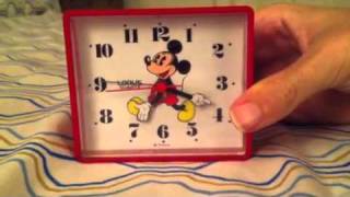 Mickey Mouse Alarm Clock [upl. by Taddeo]