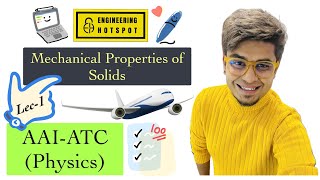 ✈️ Mechanical Properties of Solids Lec1  Introduction  AAIATC Physics by HV Sir [upl. by Grata924]