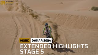 Extended Highlights  Stage 5  Dakar 2024  W2RC [upl. by Yrotciv]