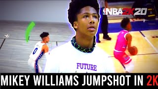 CREATING MIKEY WILLIAMS JUMPSHOT IN NBA2K20 [upl. by Aneeled165]