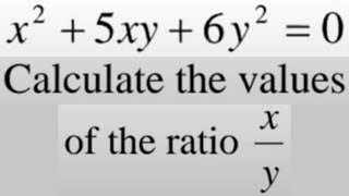 Calculate The Values Of The Ratio Algebra Question With The Variables X And Y [upl. by Reifel902]