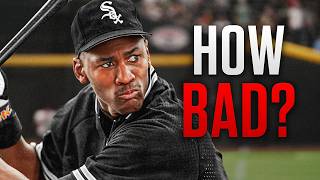 How BAD Was Michael Jordan At Baseball [upl. by Mllly]