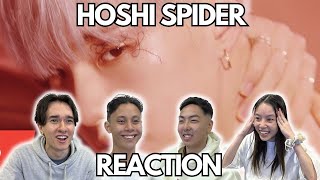 HOSHI ‘Spider’ Official MV  Choreography Video REACTION [upl. by Aracot]