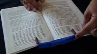 Book Holders  Turning Pages is Easy  Flipklip Book Holder [upl. by Torp]