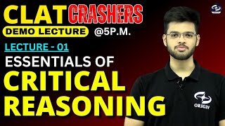 Essentials of CR  CLAT Crashers Demo Lecture  1  Origin CLAT  Abhyuday Pandey [upl. by Kcire]