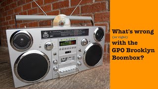 Whats wrong with the GPO Brooklyn Boombox [upl. by Huskamp]